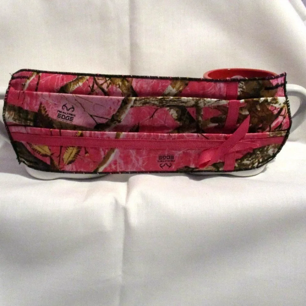 Face Mask Pink with Pink Ribbon